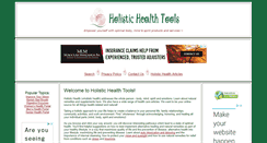 Desktop Screenshot of holistichealthtools.com